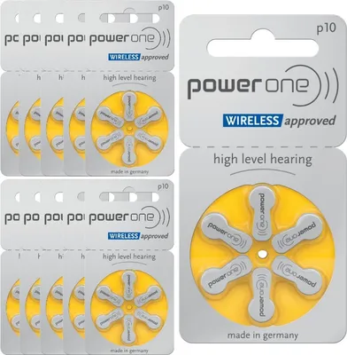 Produktbild von 60 Stück Varta PowerOne P 10 - Hörgerätebatterie PR70-100 mAh 1,4 V
