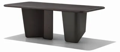 Immagine prodotto di Tavolo da pranzo con gambe in legno e metallo, tavolo da cucina in stile rustico