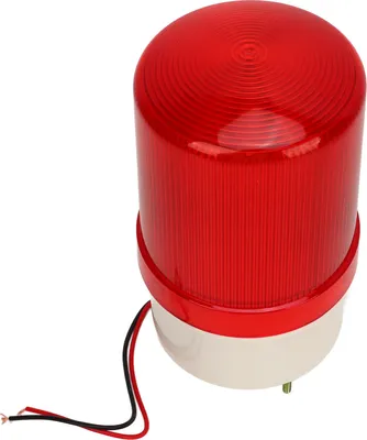 Image de Feu stroboscopique à LED industriel Feu tournant électrique Alarme silencieuse pour alerte d'urgence Rouge 220V