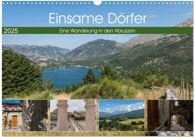 Produktbild von Einsame Dörfer - Eine Wanderung in den Abruzzen (Wandkalender 2025 DIN A3 quer), CALVENDO Monatskalender