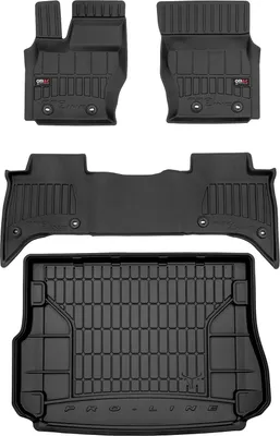 Zdjęcie produktu dla Zestaw gumowych dywaników podłogowych i wykładziny bagażnika OMAC do Land Rover Range Rover 2012-2025