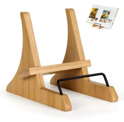 Immagine prodotto di Supporto per libro di cucina in bambù per la cucina