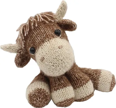 Produktbild von Hardicraft Luke Highlander, Strickset für Kinder, Baumwolle, Beige, Braun