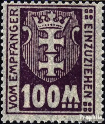 Produktbild von Briefmarken Danzig 1923 Mi P24X postfrisch Portomarke