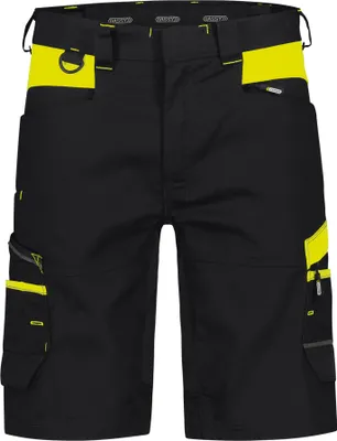 Produktbild von DASSY Arbeitsshorts MANILLA Bermuda Gr. 46  schwarz/gelb