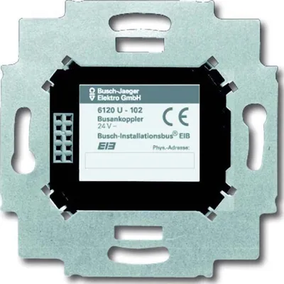 Obrázok produktu pre Busch-Jaeger 6120/12-101, Kovová, CE, 71 mm, 71 mm, 73 g, 92 mm