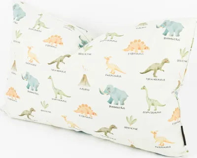 Produktbild von Kissenhülle Dinosaurier mintgrün bunt div. Größen SCHÖNER LEBEN Größe 60x80cm (HxB) 60x80cm (HxB) Größe