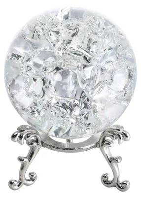 Produktbild von Kristallkugel - 60 mm Durchmesser mit Ständer - Dekoration und Fengshui Zubehör - Transparent