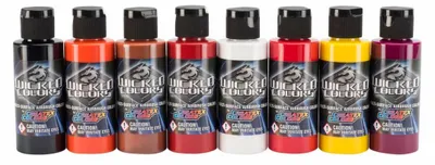 Produktbild von Createx Airbrushfarben Wicked W113 Kent Lind Set warm 116113 Airbrush Farben