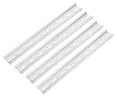 Alu-DIN-Schiene 305x35x7,5 mm, 4 Stück