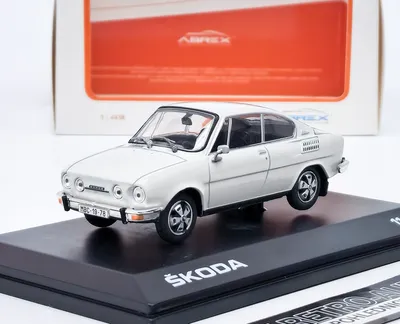 Produktbild von Skoda 110 R Coupé (1980) - Grau und weiß ABREX 1:43
