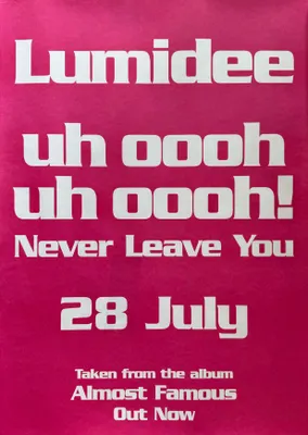 Imagen del producto de Lumidee - Never Leave You, 2003 - Póster - 51x71 cm