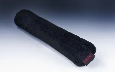 Produktbild von CHRIST Genickschoner Lammfell mit Klettverschluß, Farbe:schwarz