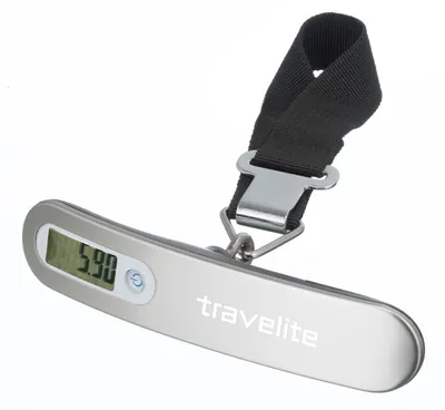 Obrázek produktu pro Travelite ACCESSOIRES Hmotnostní váha na zavazadla, hliník, stříbrná