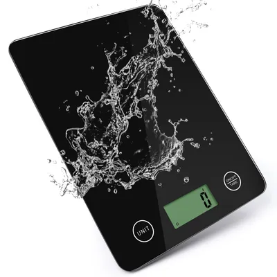 Digitale Küchenwaage, 5 kg, LCD, Tara, Touch, 1 g genau