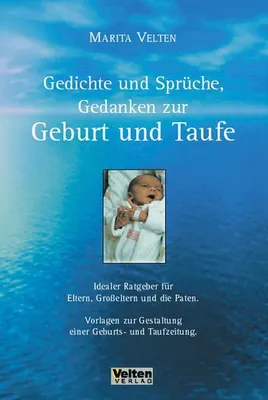 Immagine prodotto di Gedichte und Sprüche, Gedanken zur Geburt und Taufe