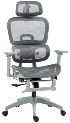 Produktbild von Ergonomischer Bürostuhl - Bürostuhl - Schreibtischstuhl - Arbeitshocker - Netzstoff-Bürostuhl - Verstellbare Armlehnen