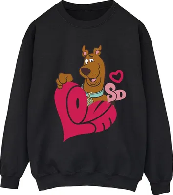 Produktbild von Scooby Doo - "Love" Sweatshirt für Damen BI54628 (M) (Schwarz)