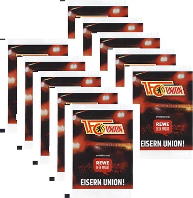 Produktbild von 1.FC Union Berlin - Sticker Stars - Sammelsticker - 10 Tüten