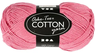 Image de Fil de coton, rose foncé, 50gr, 170 m