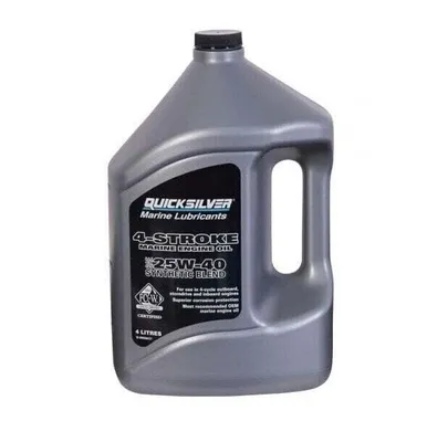 Obrázek produktu pro Quicksilver 4-Stroke Marine Oil Synthetic Blend 25W-40 4 L Lodní motorový olej