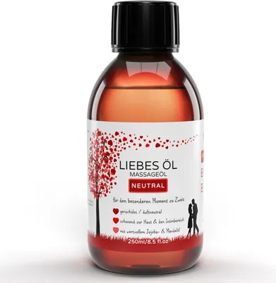 Produktbild von MakeLove Massageöl Liebesöl Neutral für Erotische Massage | Partnermassage | Tantra - 250ml pflegendes Öl für die besonderen Momente zu Zweit