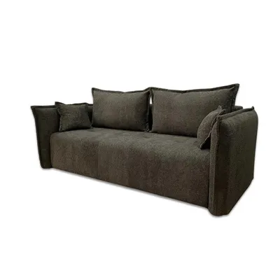 Produktbild von Hanzi - Schlafsofa 222 x 110 x 77 cm Sofa mit Schlaffunktion - Luna Bronze