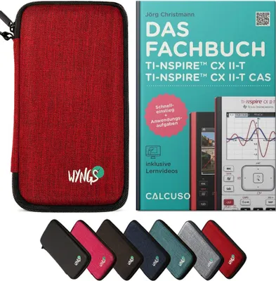 Produktbild von CALCUSO Zubehör Standardpaket Rot kompatibel für Grafikrechner TI Nspire CX II-T /CX II-T CAS