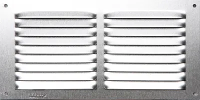 Produktbild von Lüftungsgitter aus eloxiertem Aluminium, L.10 x B.20 cm