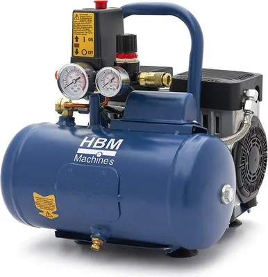 Imagen del producto de Compresor de 6 litros, con bajo nivel de ruido (85 dB(A))