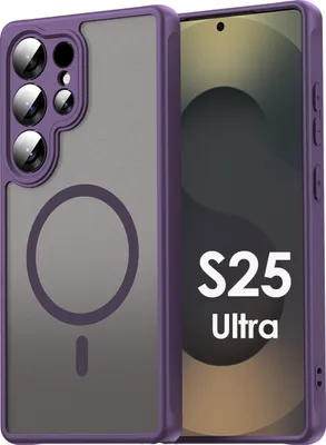 Produktbild von Handyhülle für Samsung Galaxy S25 Ultra Matt Case Schutzhülle Kratzfest Passgenau Lila