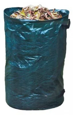 Image de Sac à déchets de jardin BURI 120 litres Sac à déchets de jardin Sac à gazon Sac de ramassage de feuilles