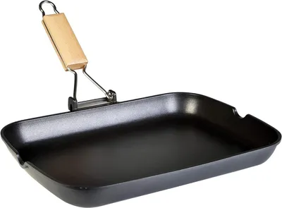 Produktbild von WECOOK! Ecostone Grillpfann Induktion Gewellt, 34 x 24 cm, Antihaftbeschichtung