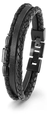 Produktbild von S.Oliver Herren Leder Armband 2022637