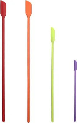 Obrázek produktu pro Sada silikonových špachtlí – mini škrabky, malé kuchyňské špachtle, vícebarevné