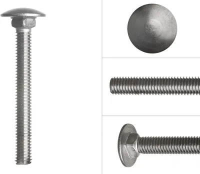 Produktbild von Schlossschrauben Edelstahl M6 x 55 mm - 50 Stück