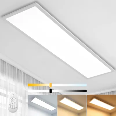 Obrázok produktu pre Dimmovateľný LED stropný panel 100 x 25 cm s diaľkovým ovládaním