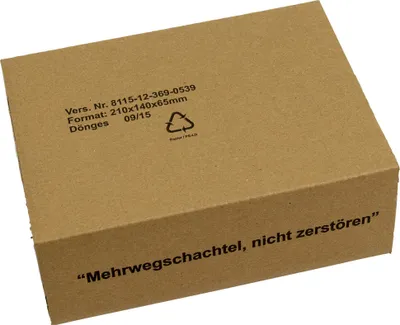 Produktbild von Dönges Mehrwegschachtel mit Noppenschaum, 150 x 110 x 70 mm, 30 mm