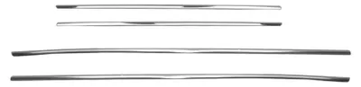 Immagine prodotto di Modanature per finestre per Toyota Hilux 2015-2025 in acciaio inox cromato 4pcs