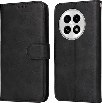 Produktbild von Mobigear Wallet  OnePlus 13 Hülle Klapphülle Geldbörse - Schwarz