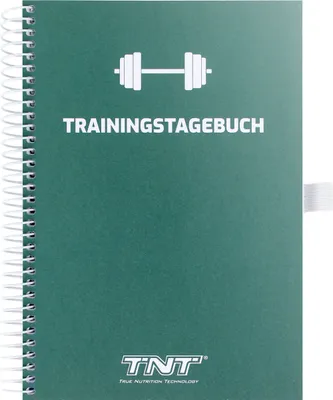 Produktbild von TNT Trainingstagebuch für Fitness und Krafttraining (A5) A5 green