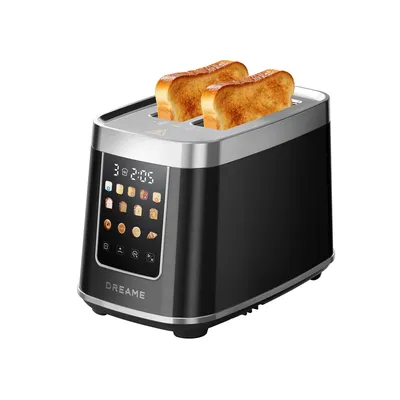 Produktbild von Dreame Smart Toaster 2 Scheiben,5,3-Zoll-IMD-Touchscreen,Motorisiertes Auto-Lift-Design,8 Brotprogramme&6 Bräunungsstufen,3 praktische Funktionen
