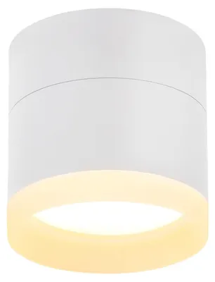 Image de Spot LED ZMH à encastrer, blanc, spot rond, spot de plafond 5 W, spot à encastrer GX53, blanc chaud, spot de plafond en acrylique, lampe de plafond pour couloir et salon