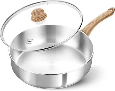 Produktbild von CS KOCHSYSTEME Schmorpfanne, 3,8 l, Edelstahl