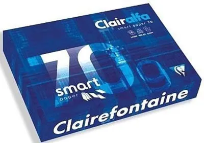 Produktbild von Clairefontaine Smartpring 70g/m² A4 - 2500 Blatt Kopierpapier smart weiß