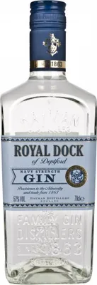Produktbild von Hayman's Royal Dock of Deptford Navy Strength Gin | 57 % vol | 0,7 l