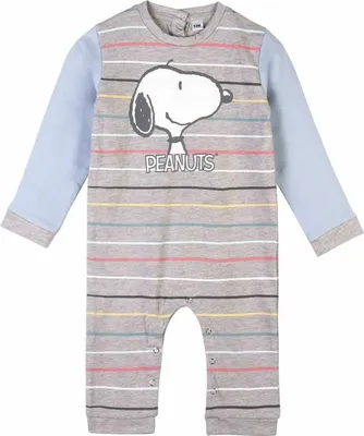 Produktbild von Langarm Strampelanzug Snoopy Grau - 24 Monate