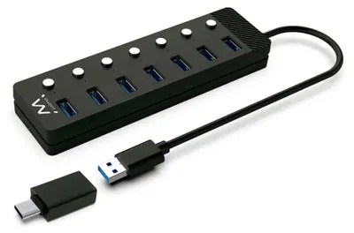 Immagine prodotto di Hub USB Ewent EW1147 Nero