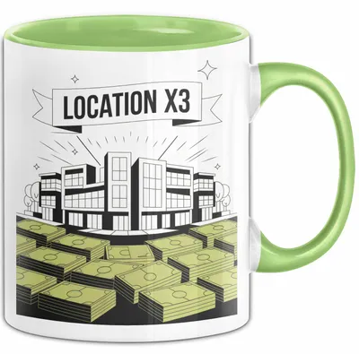Produktbild von Immobilien Investor Tasse Geschenk Lustige Geschenkidee Spruch Für Immobilien Profis (Grün)