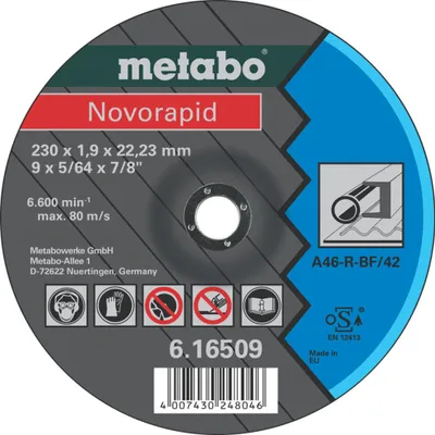 Immagine prodotto di Metabo Novorapid 180x1,6x22,23 Stahl, 616508000